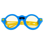 Blue light glasses for kids in blue, front view – Metanexus XR (SKU 6804000797B)