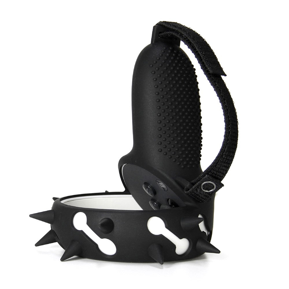 Quest 2 grip cover, magic tape strap detail
