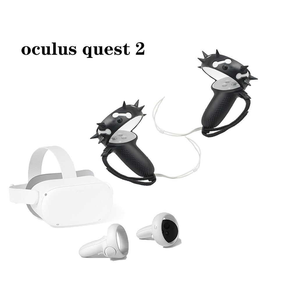 Quest 2 grip cover fitted on the controller