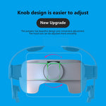 FIIT VR T2 headband, knob adjustment detail