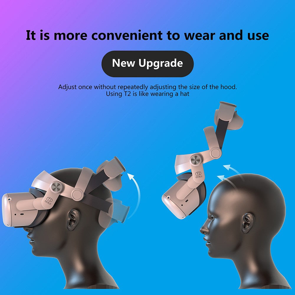 FIIT VR T2 headband worn by a user