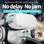 Close-up of the USB-A connector on the VR link cable