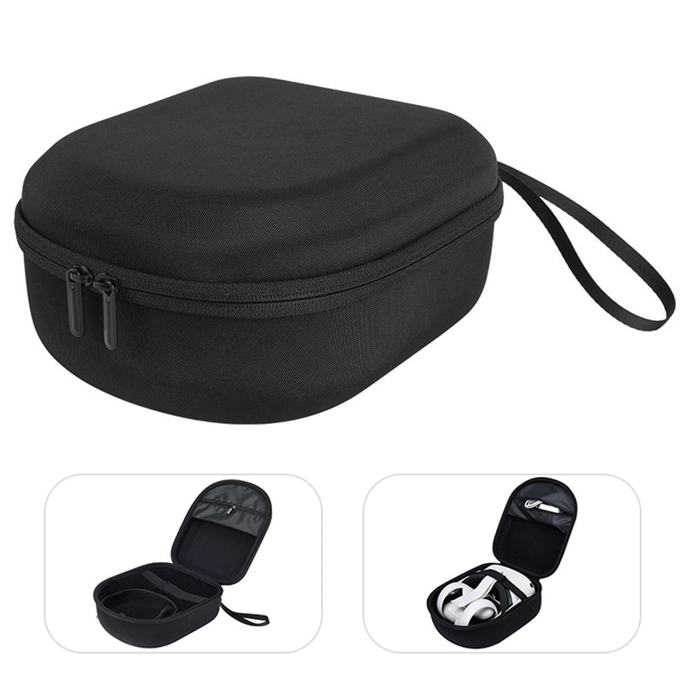 Quest 2 hard travel case product photo, angled view - Metanexus XR