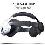 Knob-adjustable strap worn on the headset