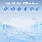 Vision Pro TPU shell showing precision cutouts