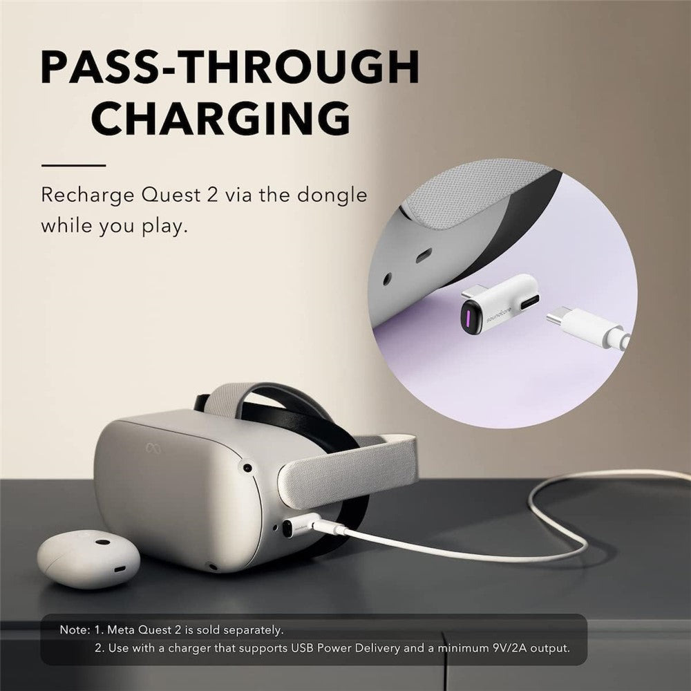 Soundcore VR P10 USB-C dongle detail