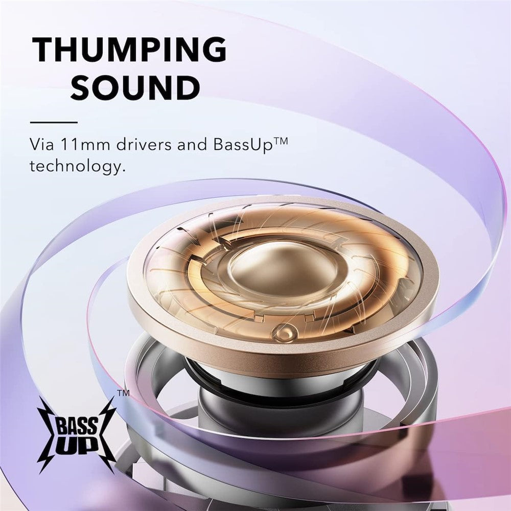 Soundcore VR P10 earbuds, side view