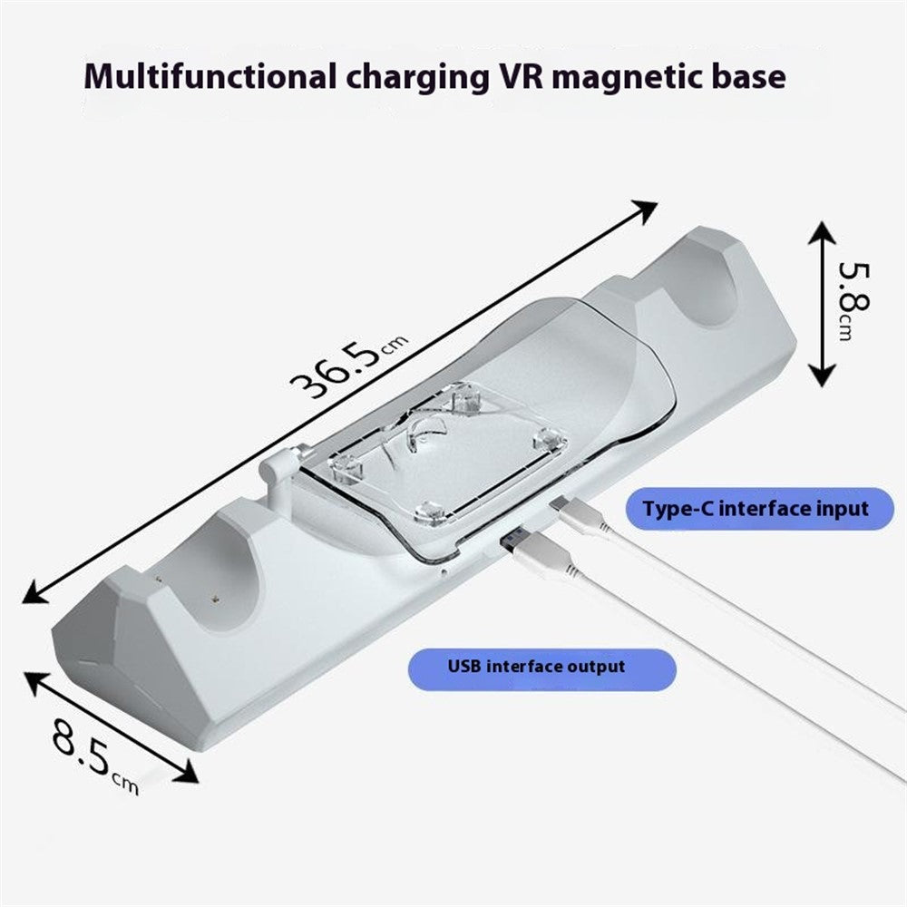 Meta Quest 3 charging dock with the included USB-C cable