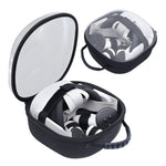 STARTRC GAMES For Meta Quest 3S / Quest 3 / Quest 2 Carrying Case Snowflake Cloth VR Headset Storage Bag Metanexus XR