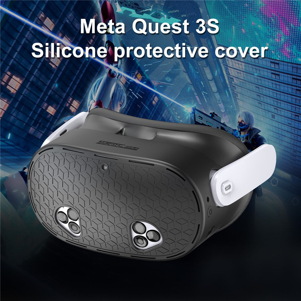 Quest 3S STARTRC case, brand logo detail