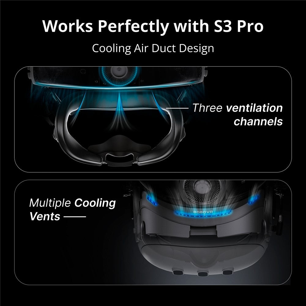 BOBOVR F3 face mask, cooling padding detail