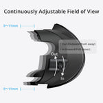 BOBOVR F3 face mask, brand logo detail