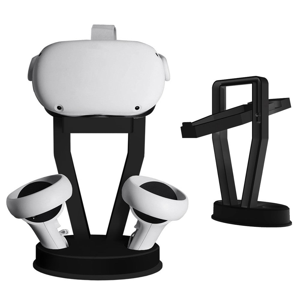 Oculus Quest 2 desktop storage stand, front view