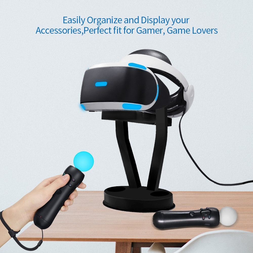 Quest 2 storage stand, headset rest detail