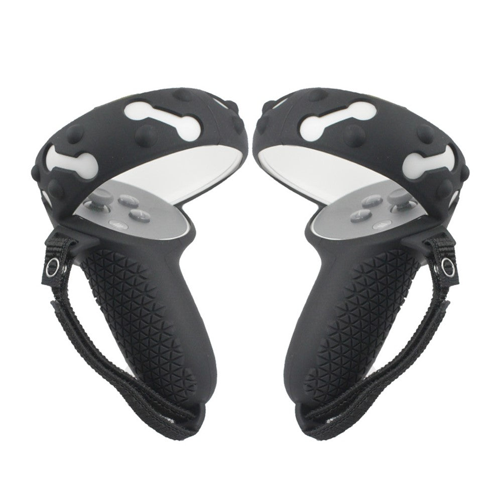 Quest 2 controller grip cover, pair front view