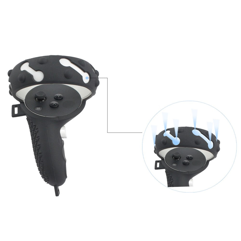 Quest 2 grip cover, rocker caps included