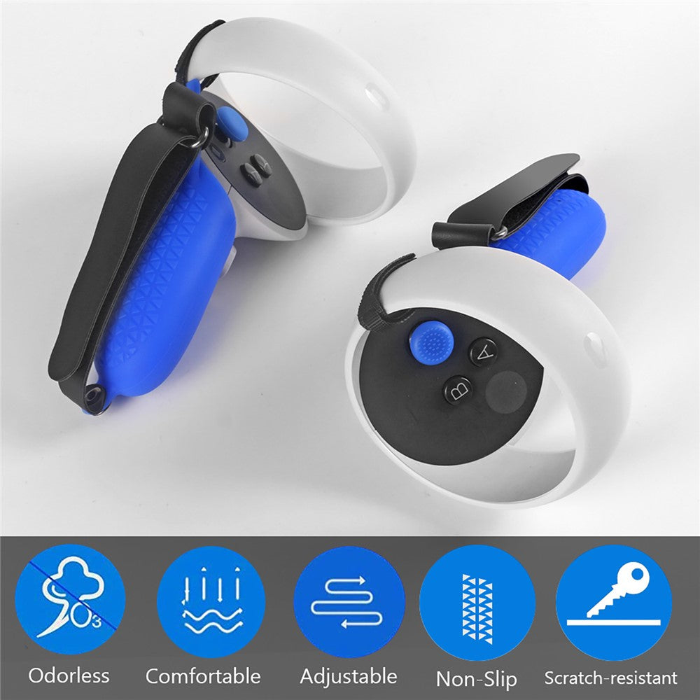 Quest 2 grip cover, rocker caps included