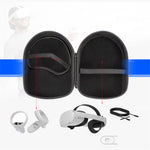1110700 For Oculus Quest 2 VR Headset Controller Elite Head Strap Portable Storage Bag Carrying Case Metanexus XR