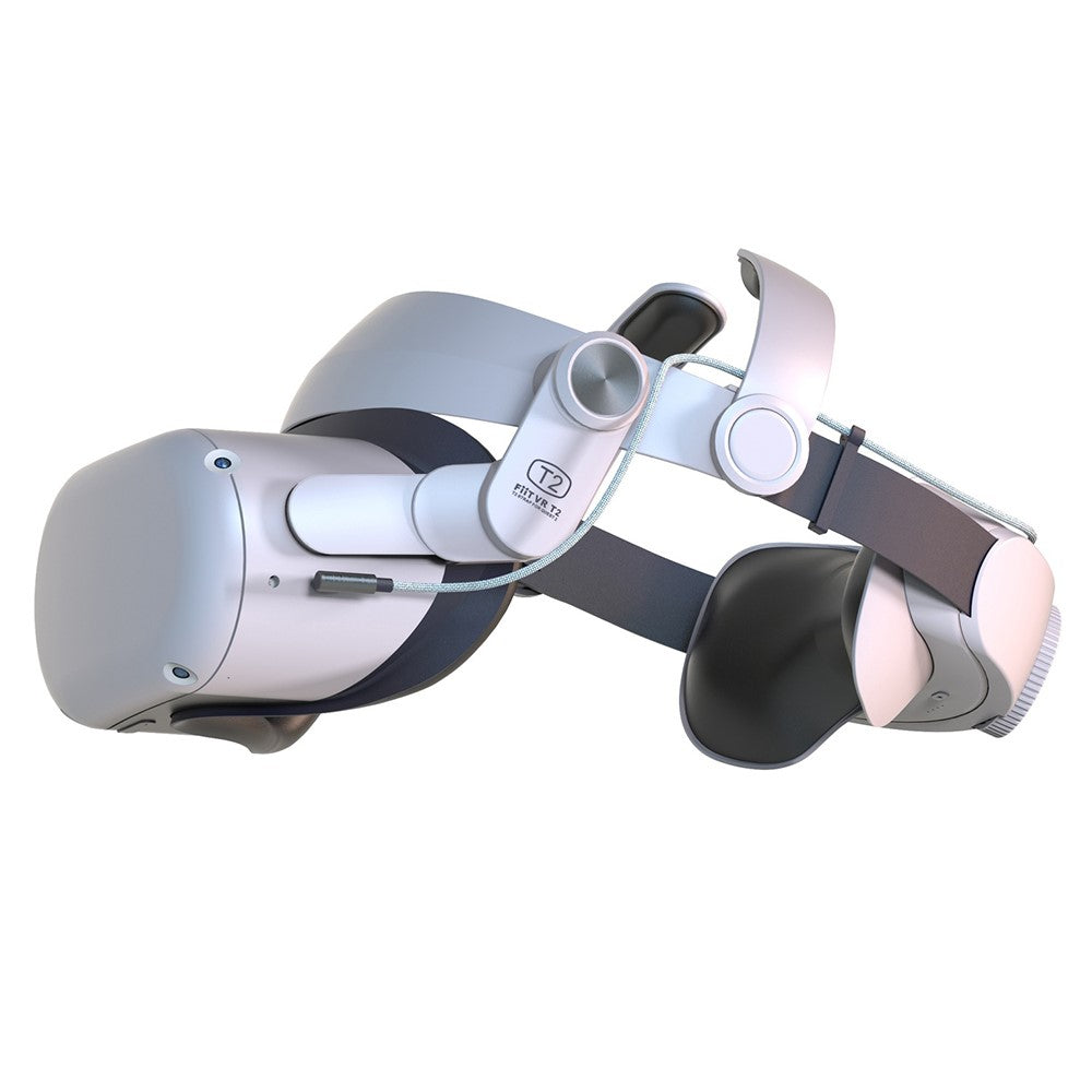 FIIT VR T2 Power head strap for Quest 2, front view