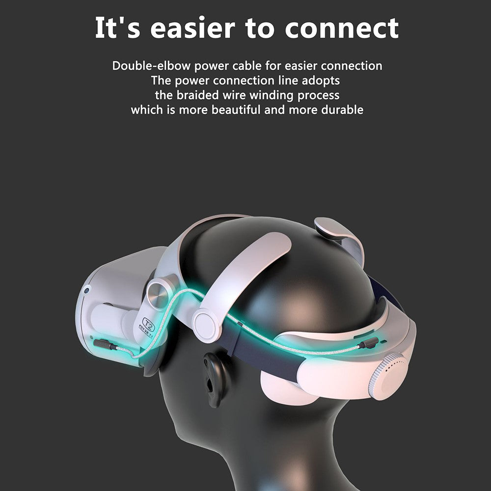 FIIT VR T2 Power strap with charging cable