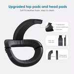 Oculus Quest 2 battery head strap with the included USB-C cable and manual