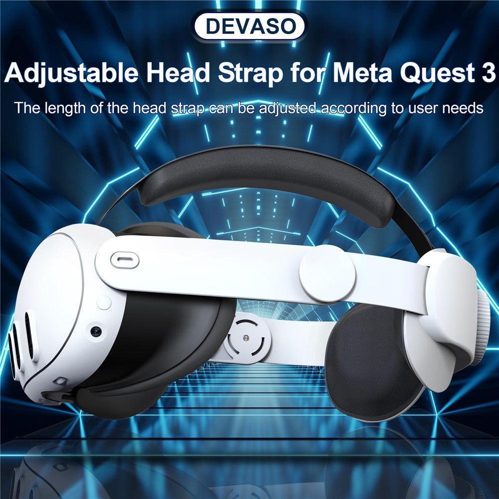 DEVASO retractable strap, adjustment knob detail
