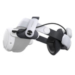 BOBOVR M3 Pro battery head strap, rear view with the 5200mAh B2 battery