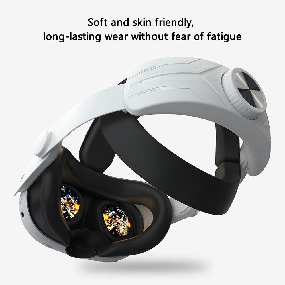 Pressure-reduce headband, fixing buckle detail