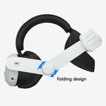 Pressure-reduce headband worn on the headset