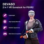 PS VR2 Sense controllers mounted in the gun stock, side view
