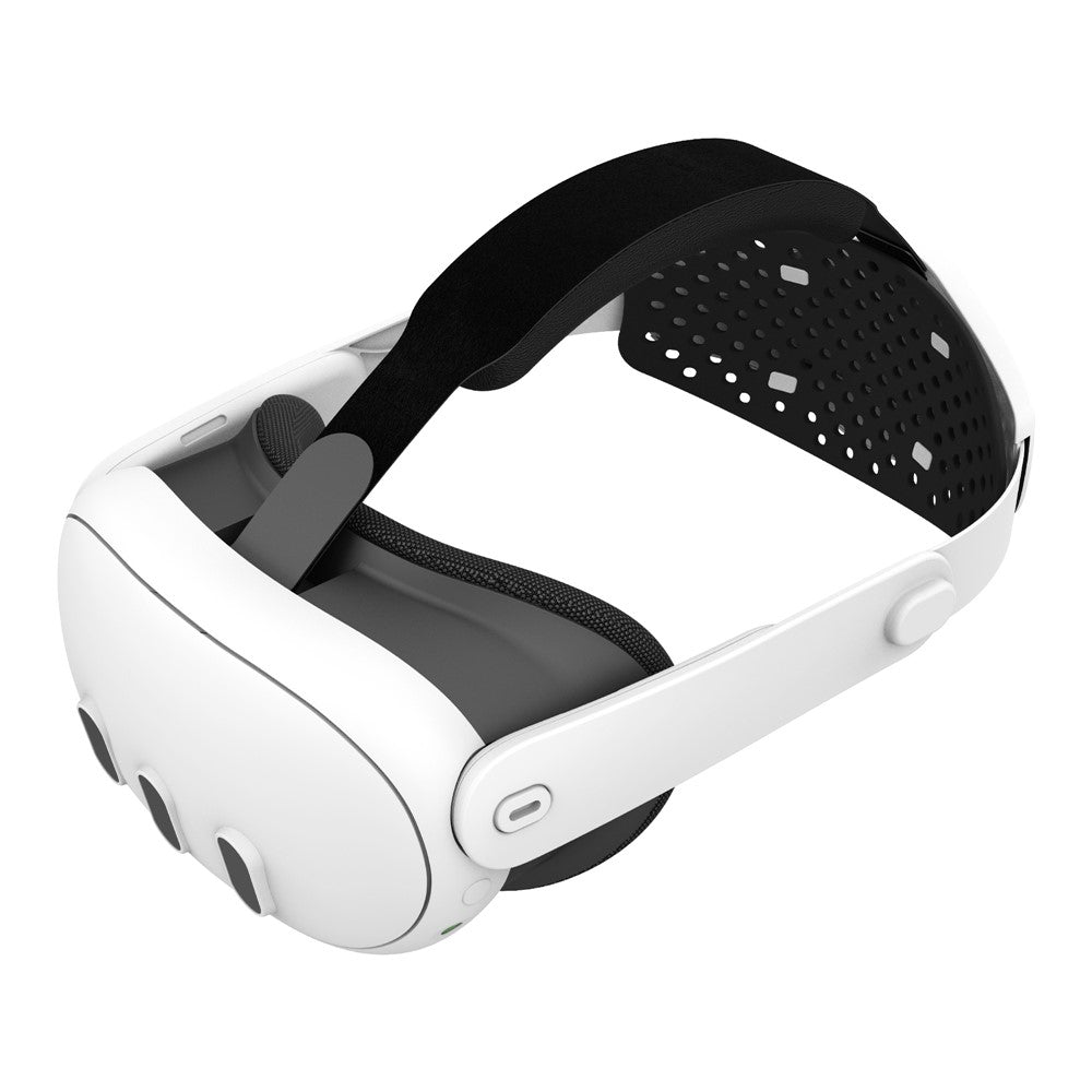 DEVASO Quest 3 head strap V2.0 in White, front view