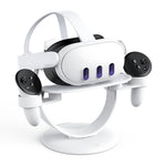 Aolion display stand for Meta Quest 3 with headset mounted - MetanexusXR