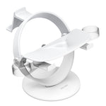 Aolion display stand for Meta Quest 3, controllers resting on base - MetanexusXR