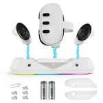 JYS-MQ001 box contents with batteries and adapters, SKU 680701866A