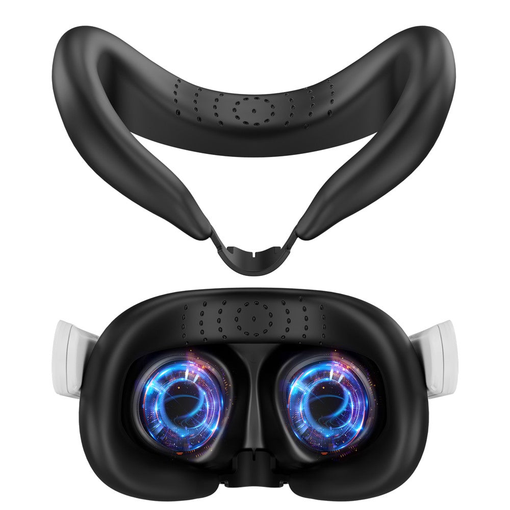 JYS anti-sweat silicone face mask for Meta Quest 3, front view