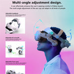 FIIT VR T300 Plus headband worn on the headset