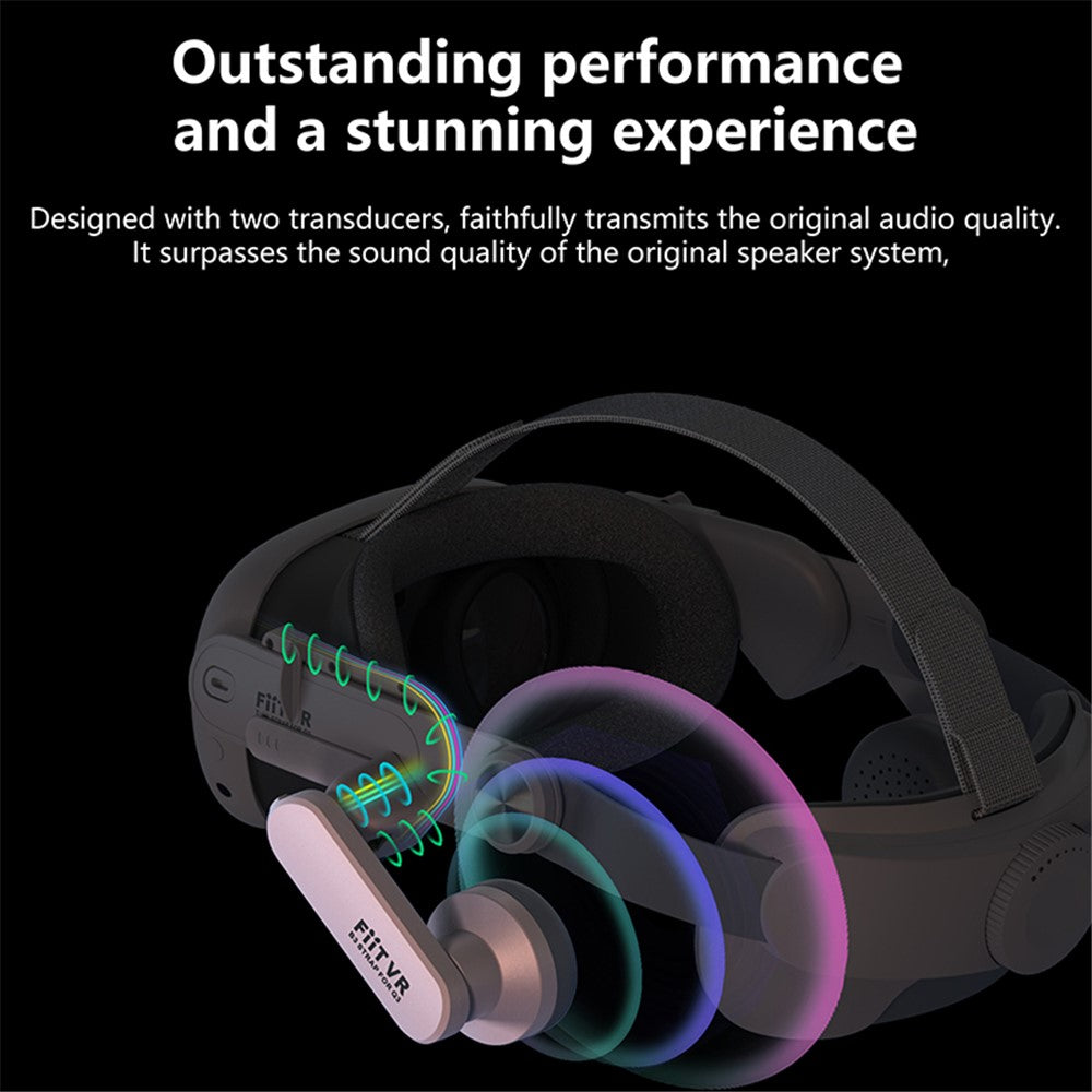 FIIT VR T300 Plus headband, side view