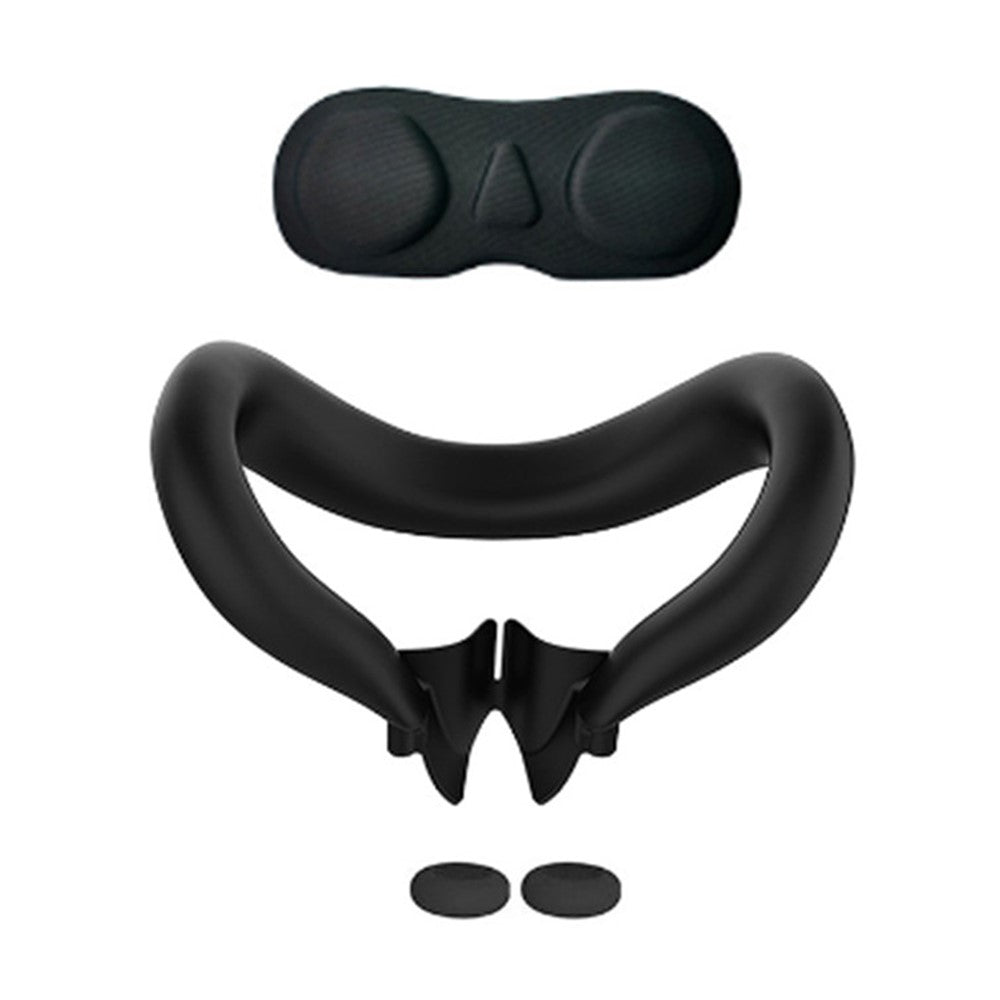 Quest 3 face mask, lens cover and rocker caps set, full kit