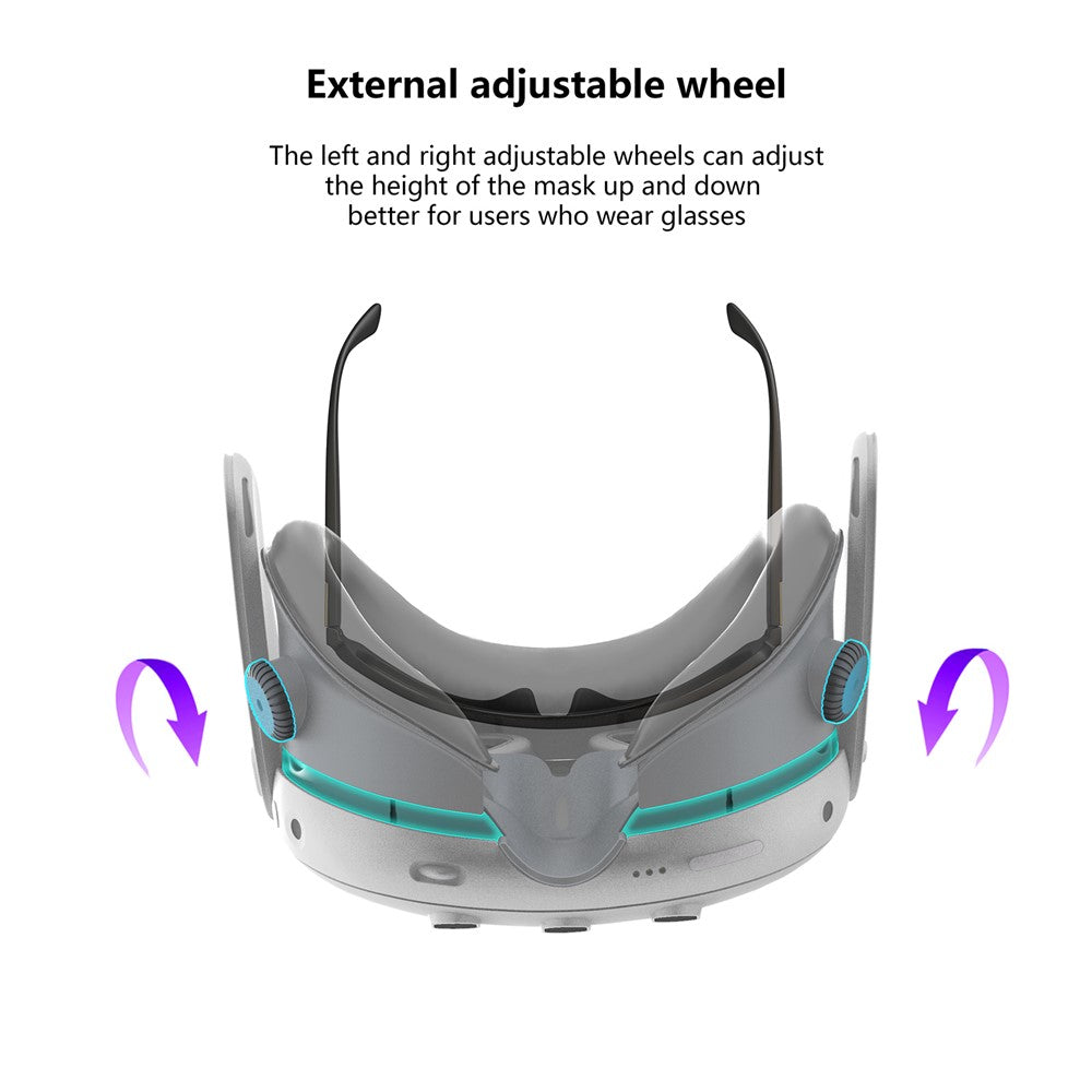 FIIT VR X3 fan cover fitted on the headset