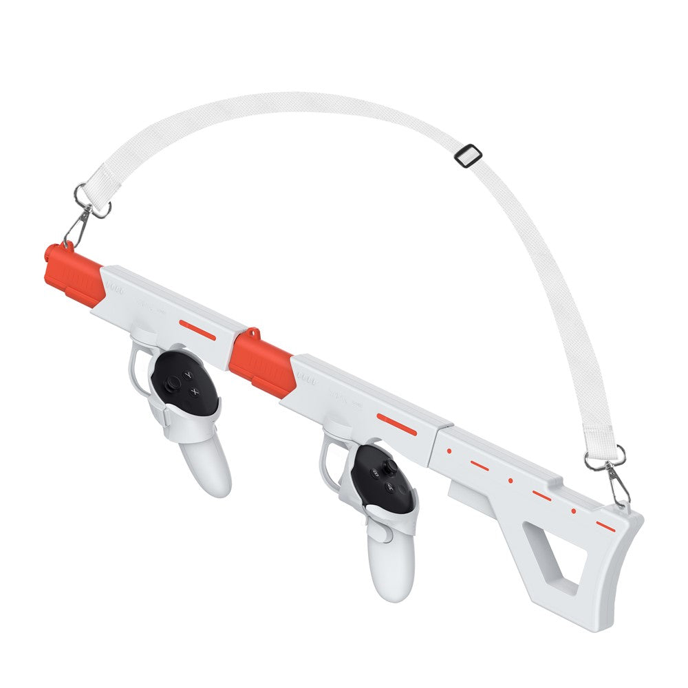 Magnetic mount on the DEVASO Meta Quest 3 VR gun stock