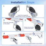 DEVASO magnetic gun stock in white for the Meta Quest 3