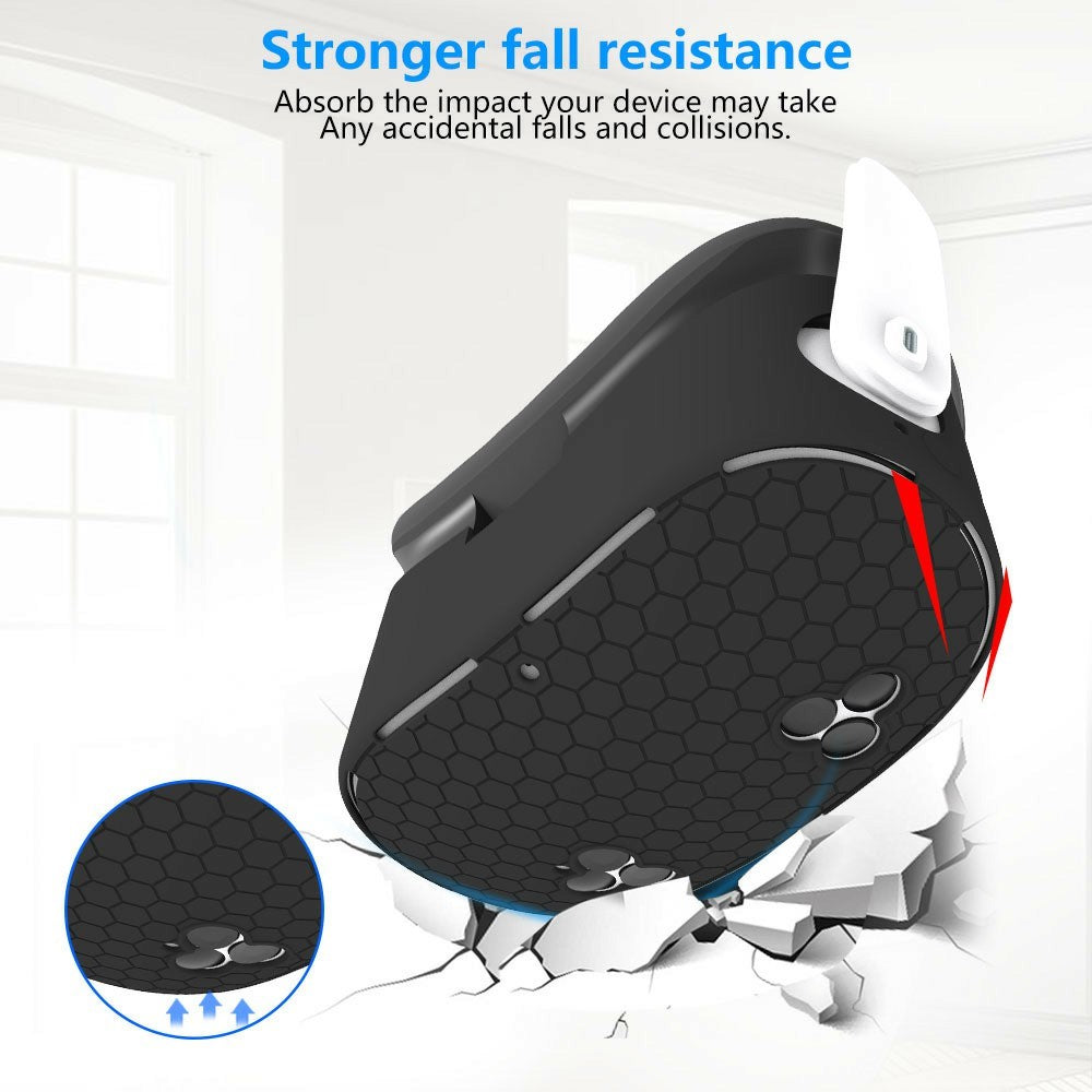 Quest 3S honeycomb case, side view