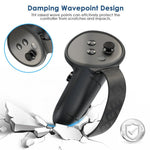 Quest 3S controller grip showing the wave-point texture