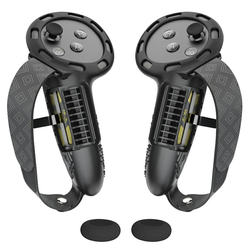 Quest 3/3S extended handle grip cover, pair front view