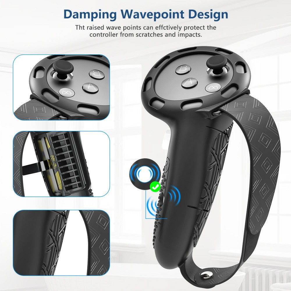 Extended grip cover in hand