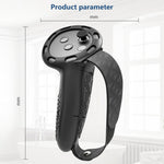 Extended grip cover, top view