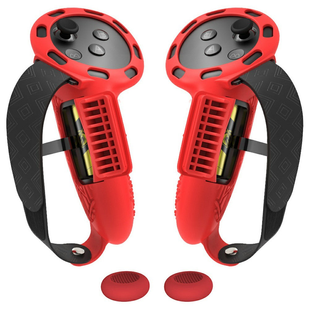 1 Pair For Meta Quest 3 / 3S Controller Grips Cover Silicone Extended Handle Accessories Metanexus XR