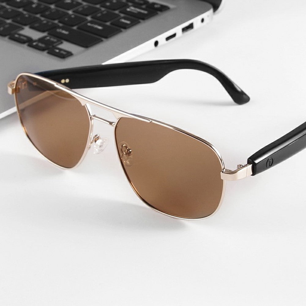Aviatrix aviator sunglasses with headphones (GS02, SKU 6812002804A) – photo 3 of 16 | Metanexus XR