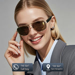 Aviatrix aviator sunglasses with headphones (GS02, SKU 6812002804A) – photo 6 of 16 | Metanexus XR