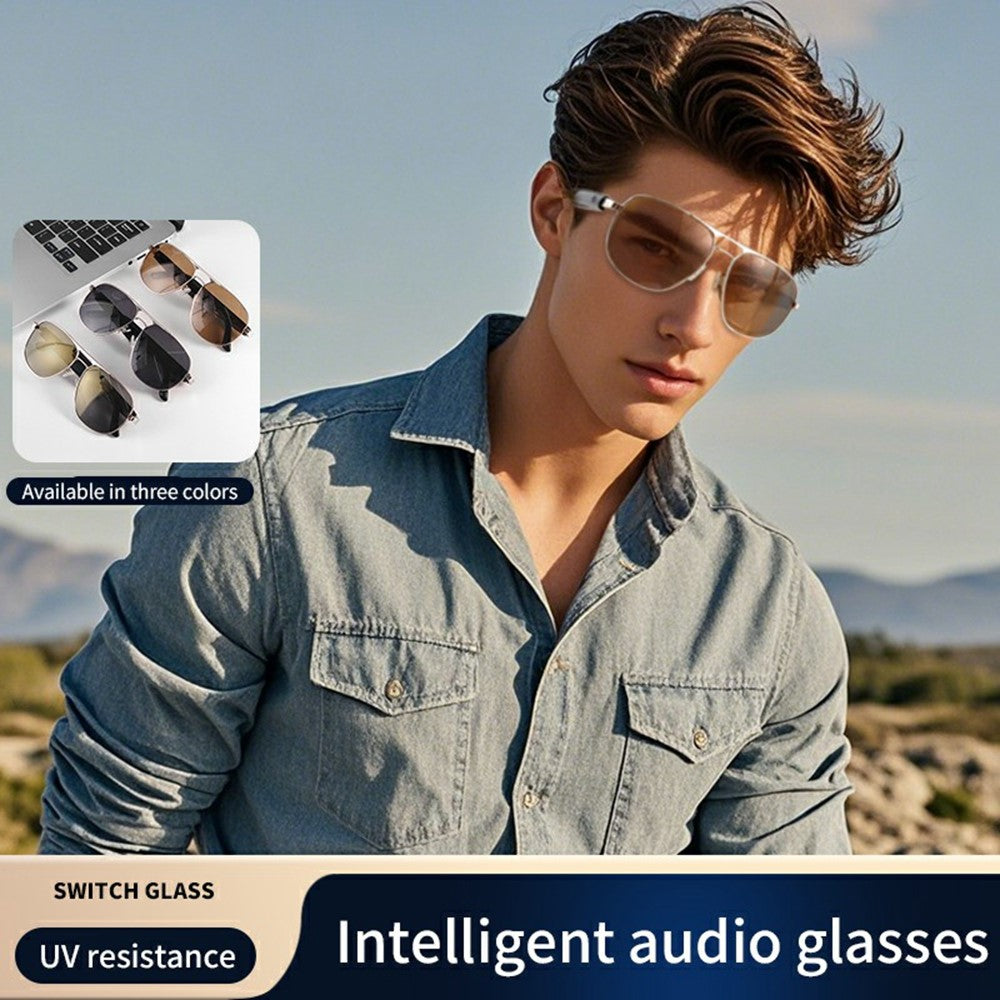 Aviatrix aviator sunglasses with headphones (GS02, SKU 6812002804A) – photo 7 of 16 | Metanexus XR